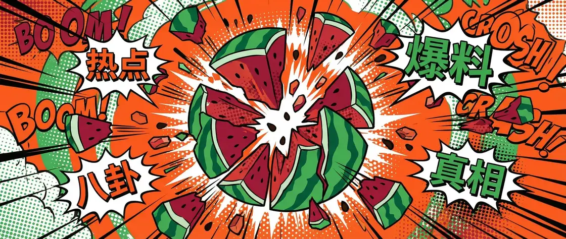 桃红色界 今日头瓜爆炸漫画横幅